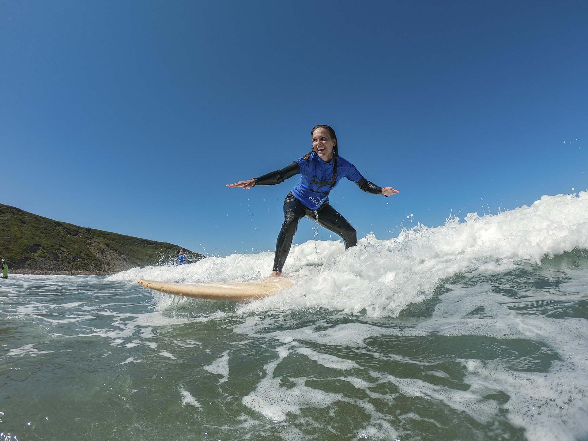 Curso de surf Sopelana
